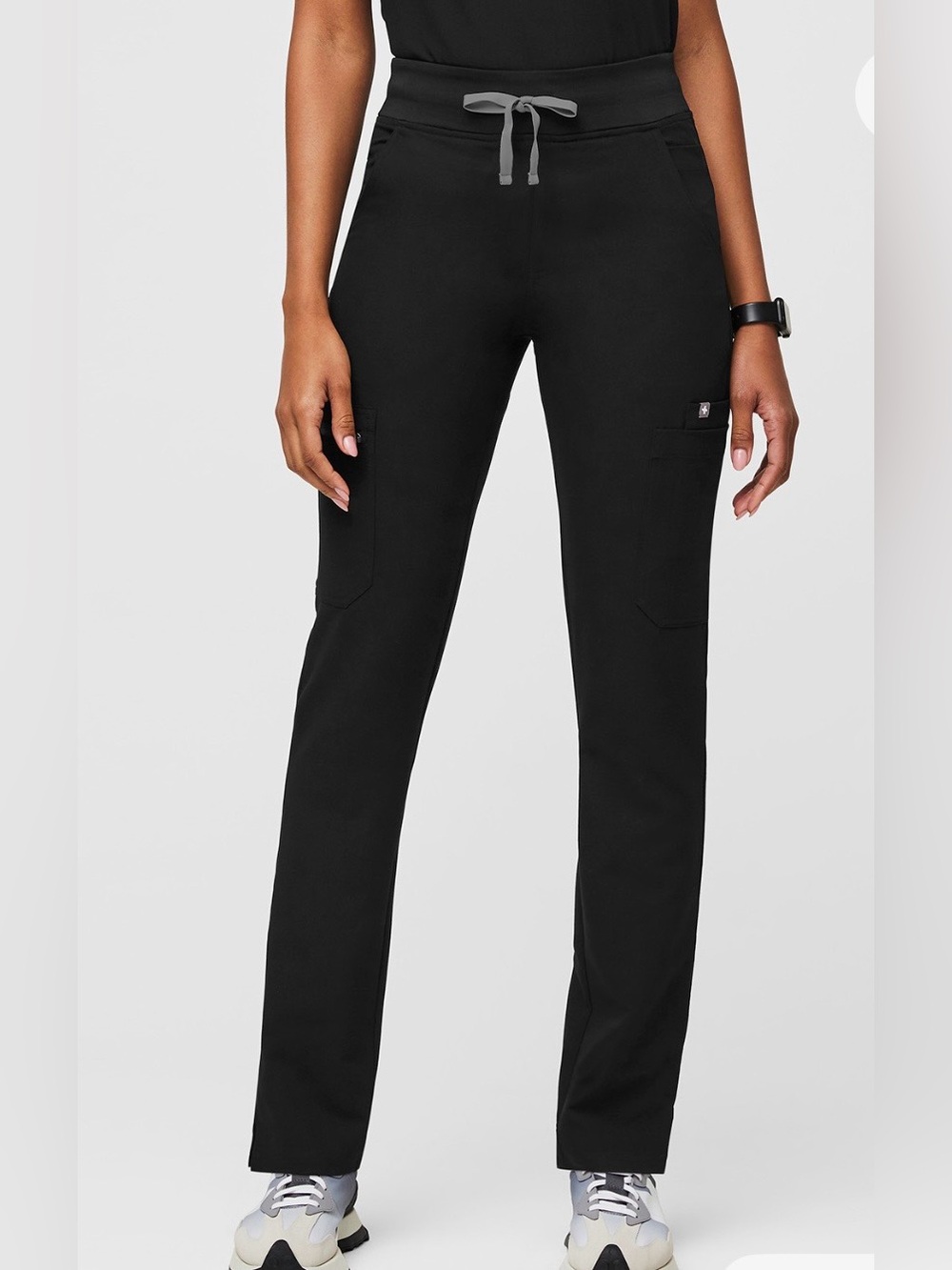 FIGS Women's Black YOLA High Waisted Skinny Scrub Pants XXS/R